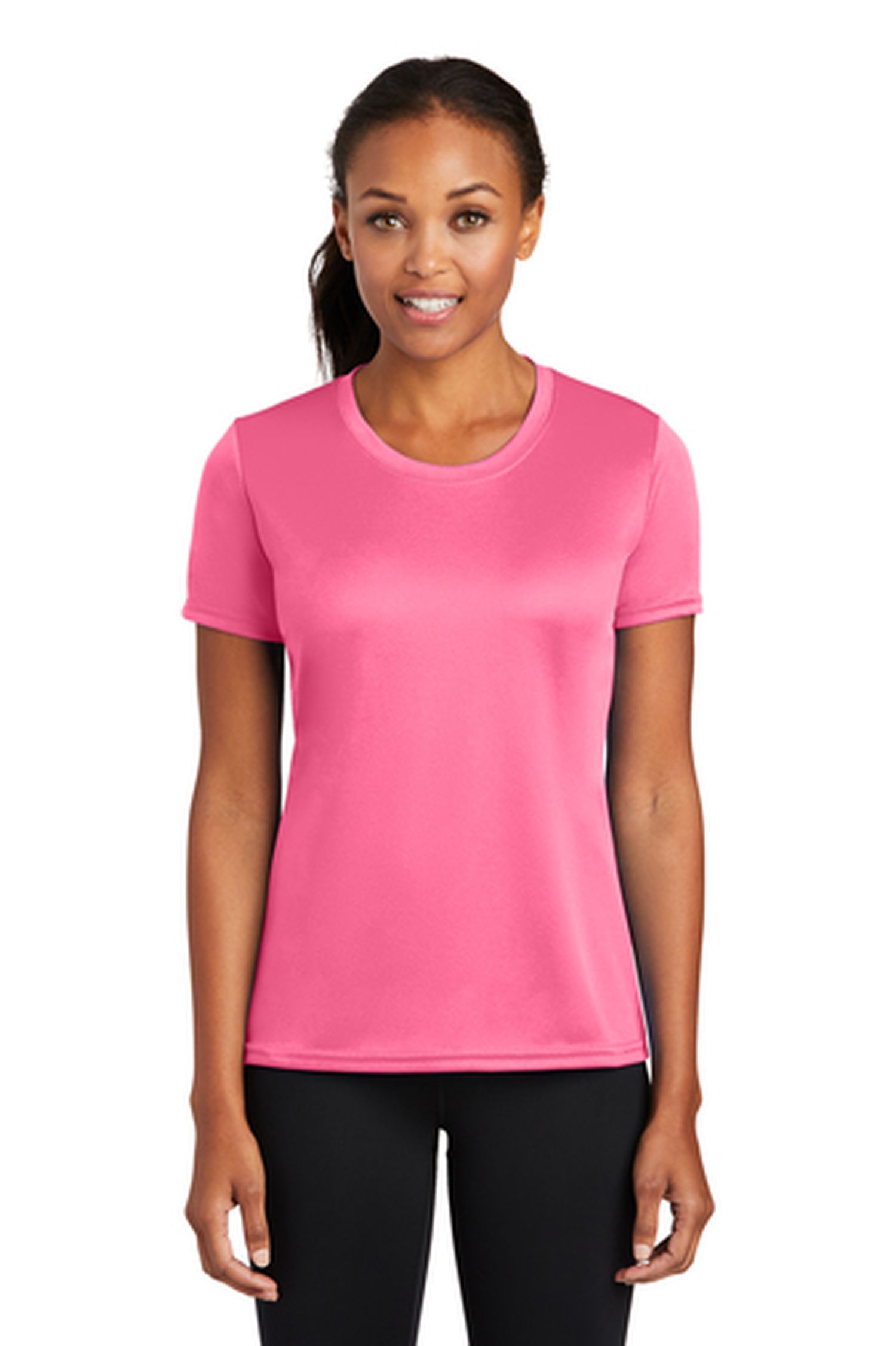 Port & Company Ladies 3.8-ounce 100% Polyester Performance Short Sleeve T-Shirt